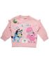 Sweat Bluey com folho no ombro